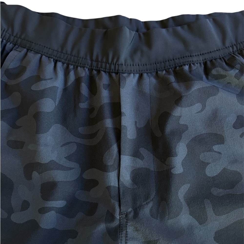 Ten Thousand Interval Shorts Mens Black Camo Unlined Drawstring 7" size S - Picture 5 of 10
